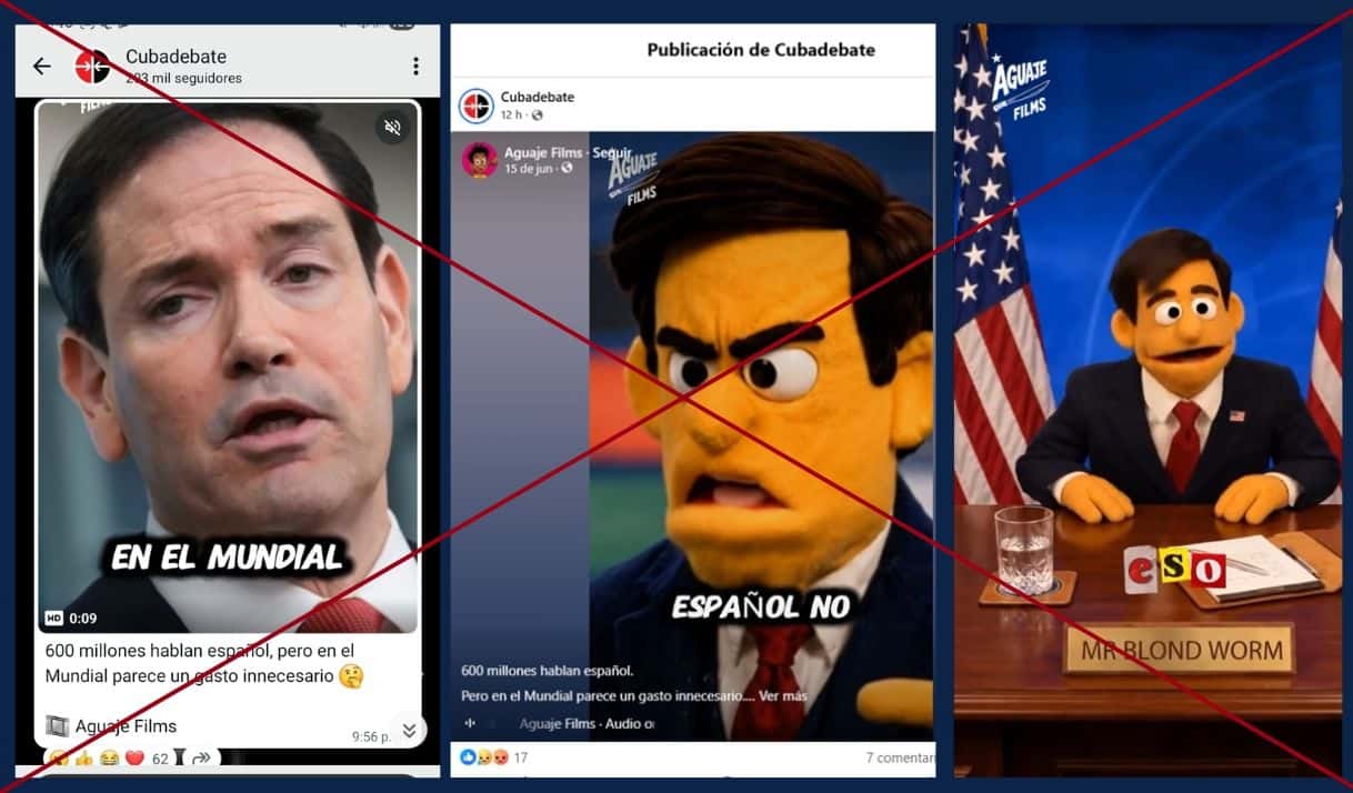 Capturas de videos generados con deepfakes. 