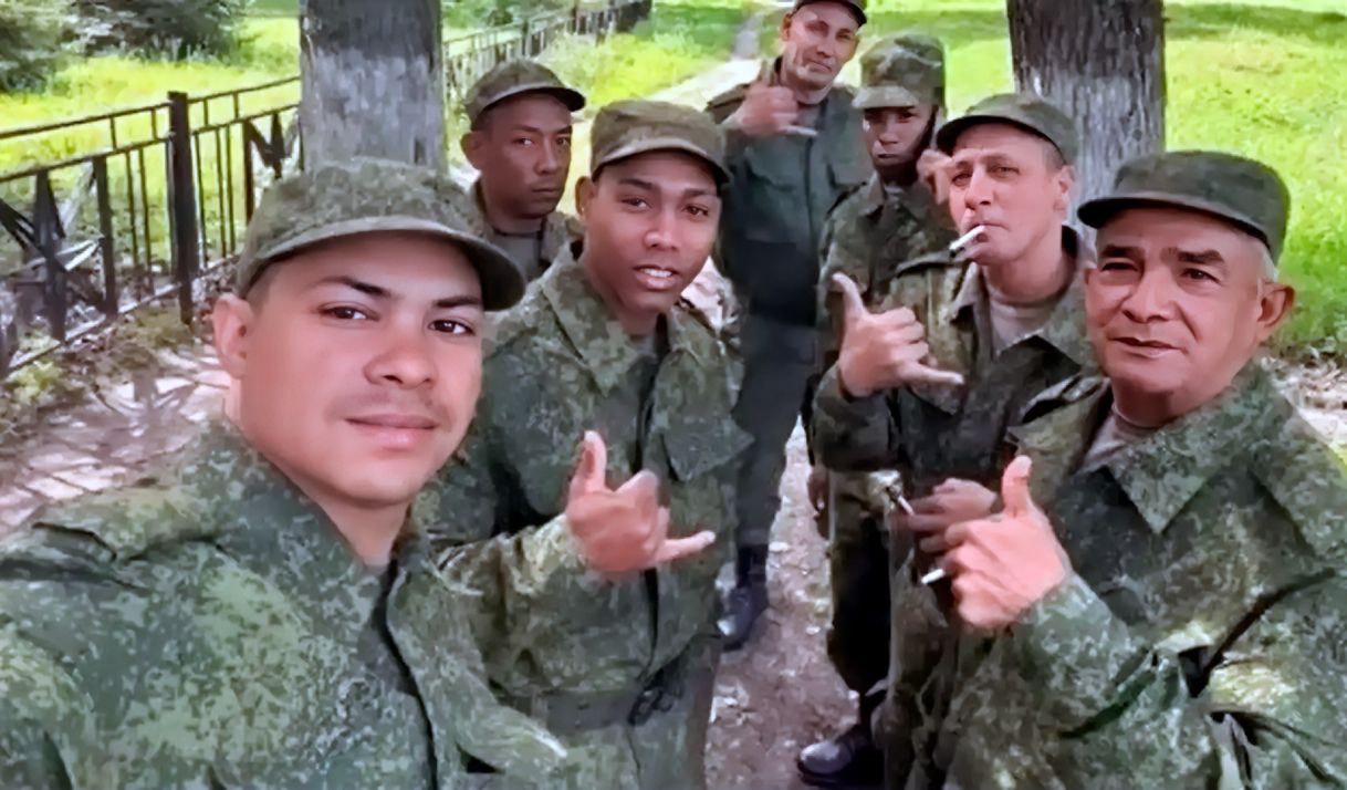 soldados cubanos guerra Rusia Ucrania