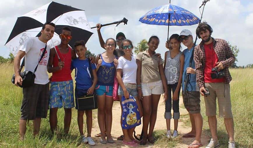 Participantes en el taller realizado en La Conchita.