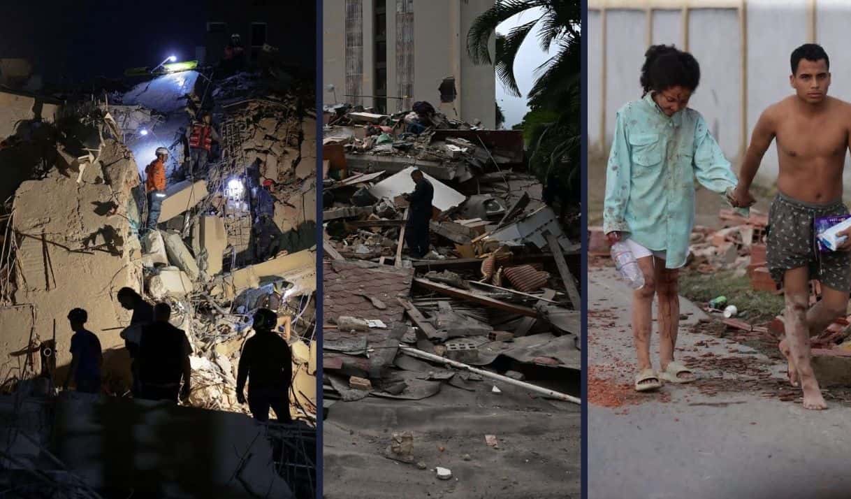 El Servicio Geológico de Estados Unidos (USGS, por sus siglas en inglés) estima con un 42% de probabilidad que el número de fallecidos llegue a 10 000. Fotos: tomadas de redes sociales. 