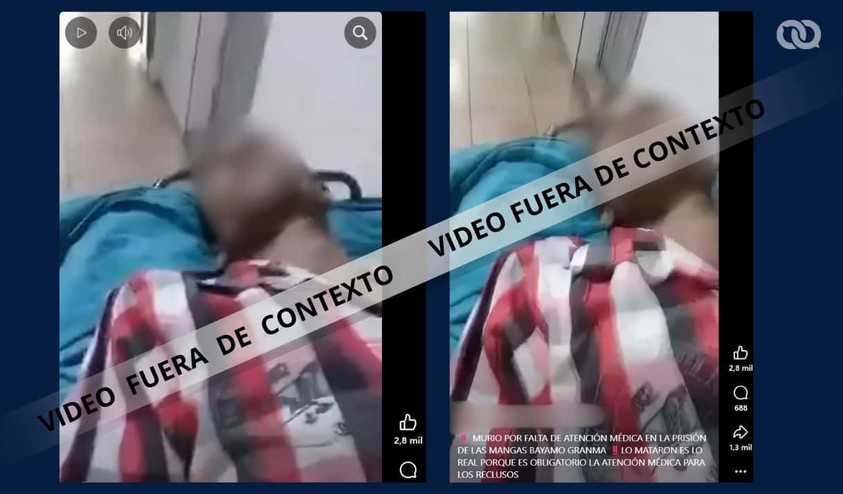 Video viral de un preso muerto en Cuba por desatención médica es real, pero ocurrió en 2023