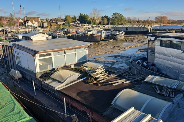 Preview of property Moran Houseboat Mill Street, St Osyth Boatyard, Clacton-on-sea, CO16 8EW