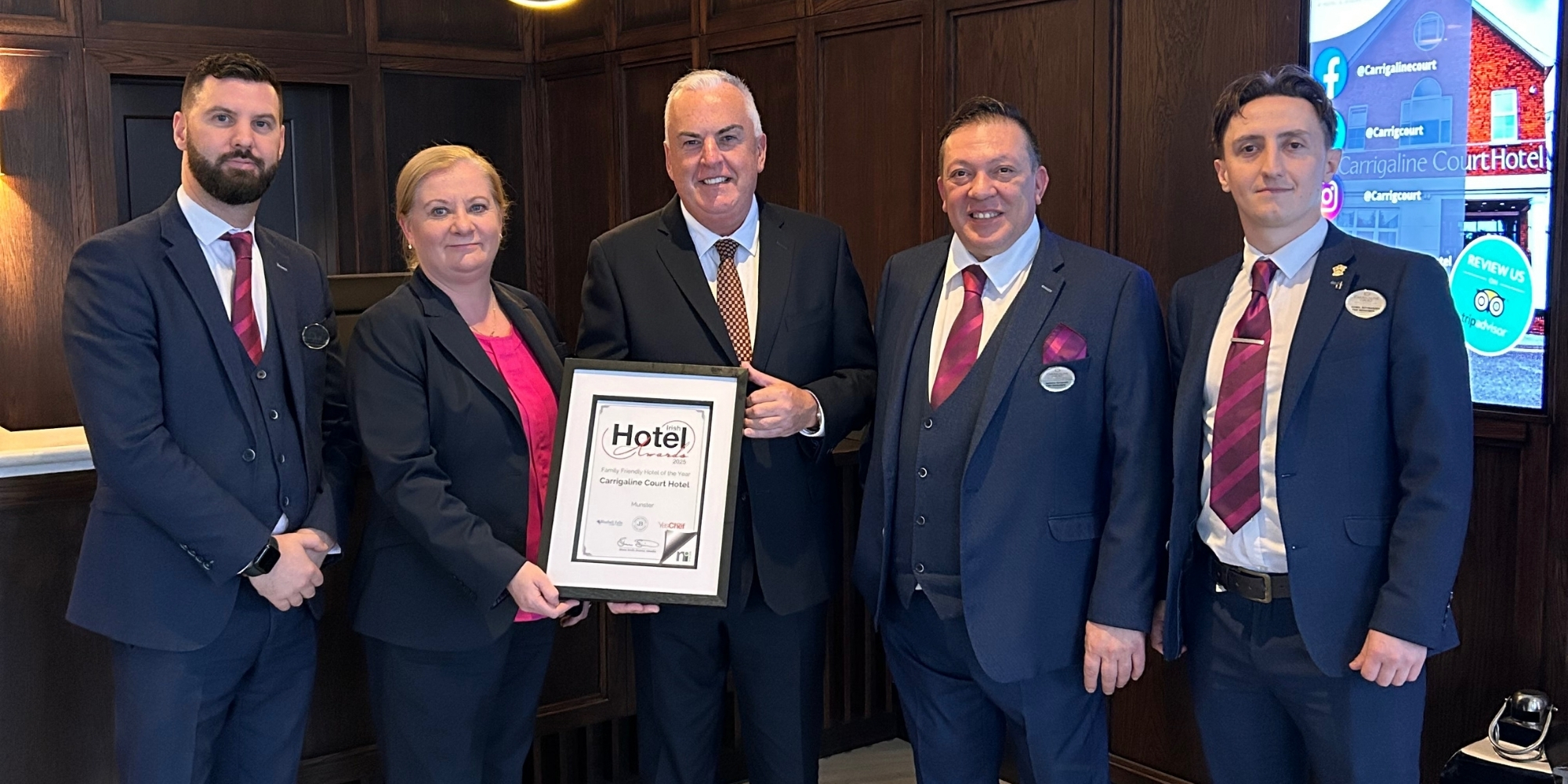 Carrigaline Court Hotel Named Munster's Family Friendly Hotel of the Year
