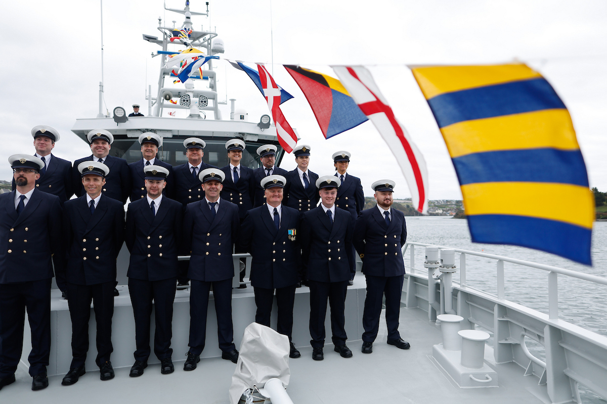 Revenue Launches New Customs Cutter 'Cosaint' in Kinsale