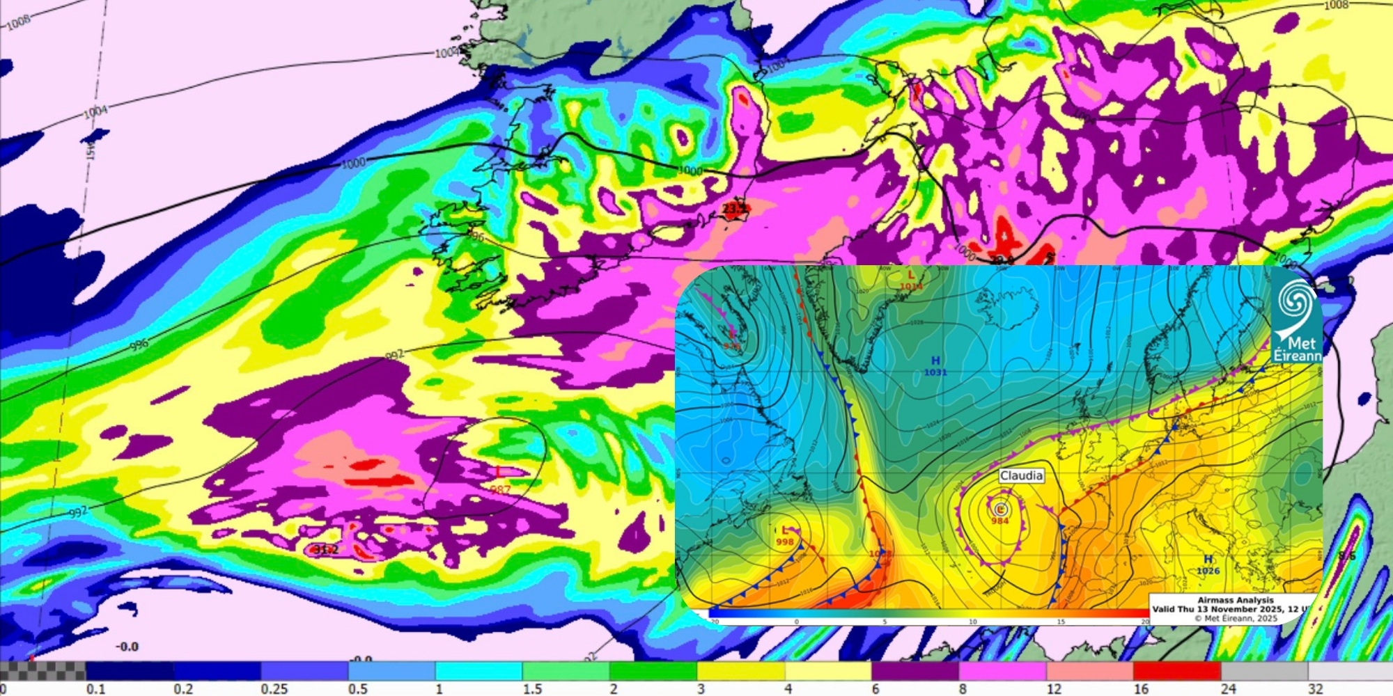 Meteorologists Commentary: Heavy Rainfall and Flooding Risk for Cork Tomorrow
