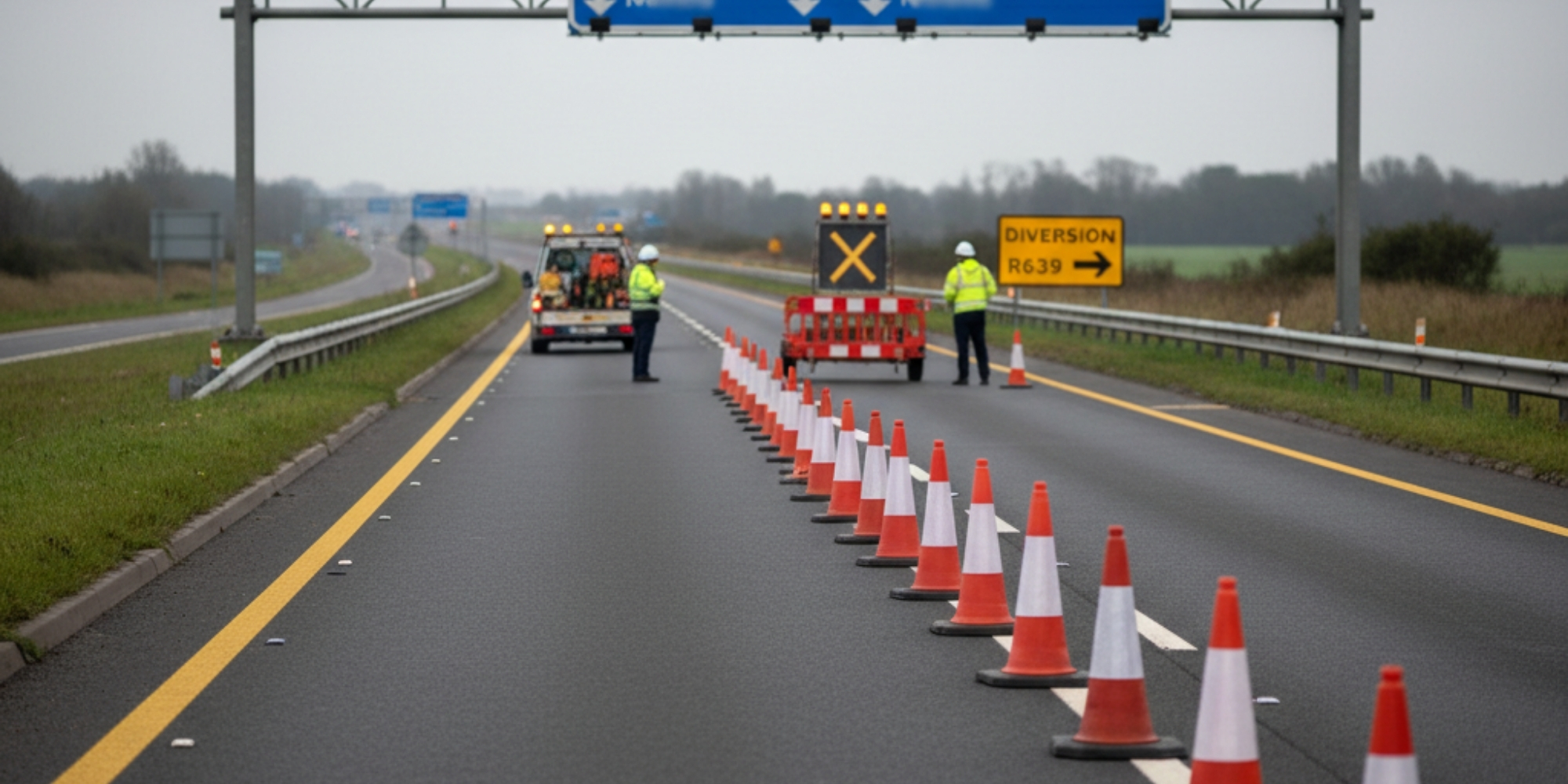 M8 Northbound Closed Between Fermoy and Mitchelstown for Bridge Repairs
