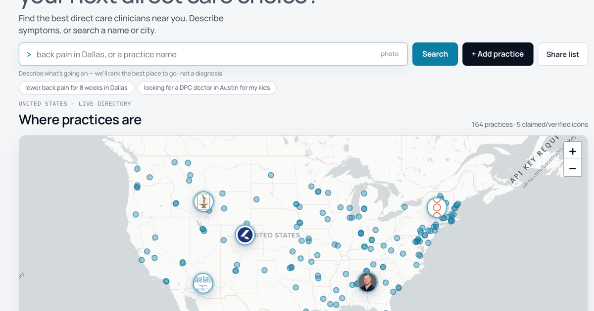 Preview image for discussion: The Direct Care List · o/Tech