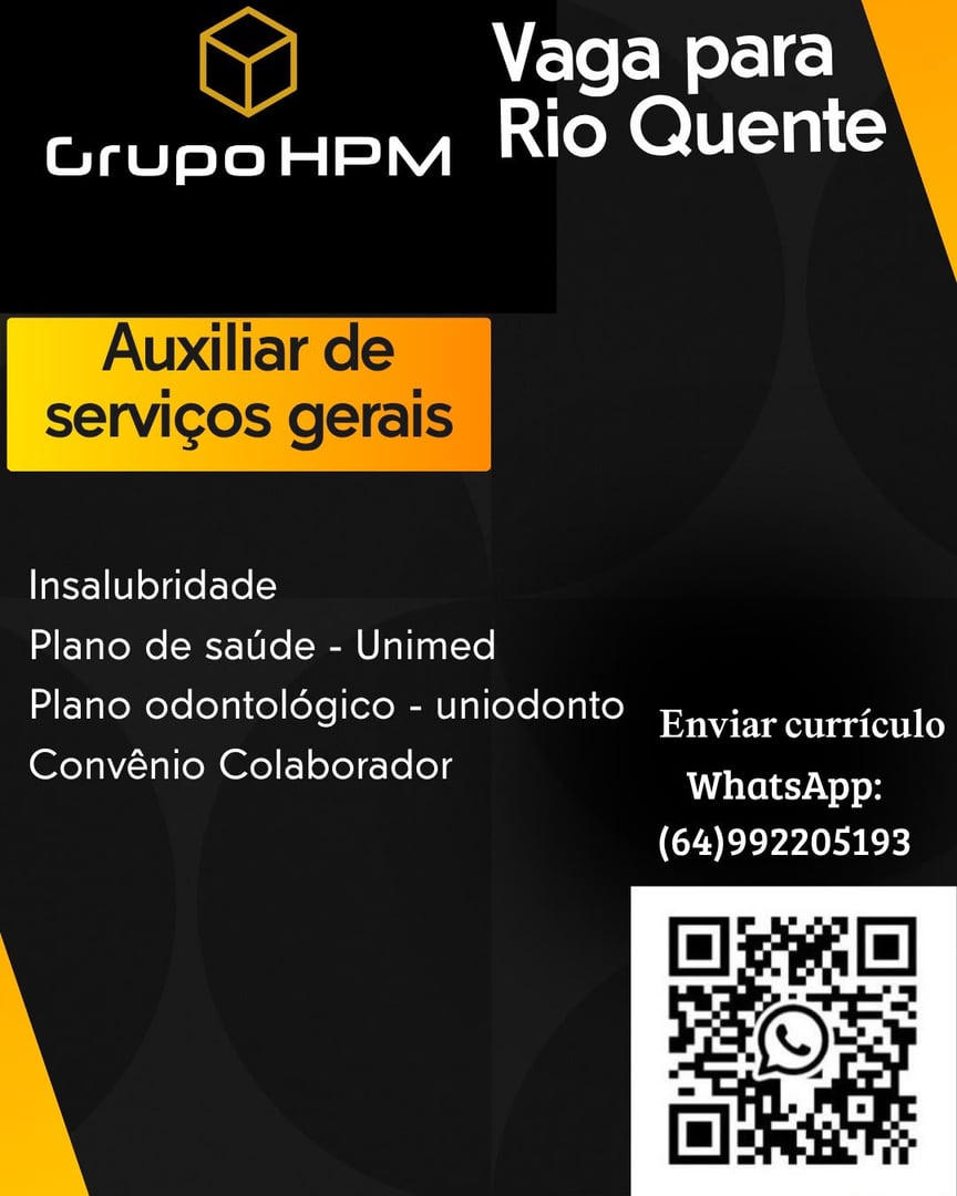 Auxiliar de Serviços Gerais