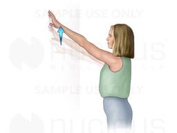 Rotator Cuff Exercise: Wall Climbing (Front)