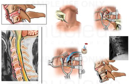 Cervical Spine injury with Anterior Discectomy and Fusion