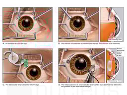 Scleral Sutured Intraocular Lens