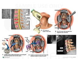 Cervical Spine Injury with Surgical Discectomy and Fusion (C5-6)