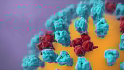 Close-Up View of Protein Spikes on the Surface of an Influenza Virus Particle