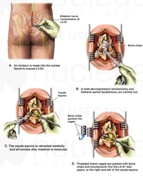 L5-S1 Laminectomy, Partial Facetectomy and Spinal Fusion Procedure