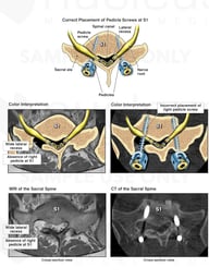 Incorrect Placement of Lumbar Pedicle Screw