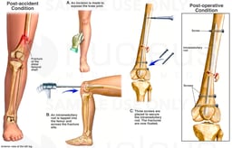 Surgical Fixation of Distal Left Femur Fracture