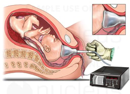 Assisted Delivery with Complications from Intracranial Device