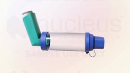 Metered-Dose Inhaler with Spacer Device