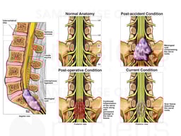 Sacral Meningeal Cyst with Permanent Nerve Damage and Formation of Scar Tissue