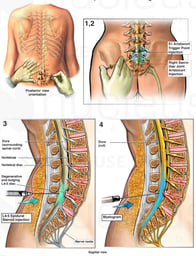 Lumbar Spine Injury with Radiating Pain