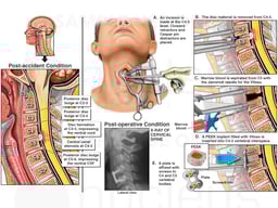 Multilevel Cervical Spine Injuries with Surgical Decompression and Fusion with Instrumentation