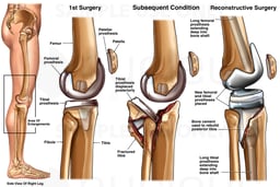 Severe Leg Fracture Caused by Dropping Patient After Knee Prosthesis Surgery