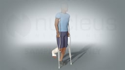 Uso de muletas: Instrucciones del alta