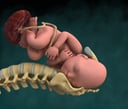 Labor and Delivery - 3D Full-term Baby Crowning
