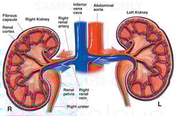 Anatomy of the Kidneys and Renal Blood Vessels