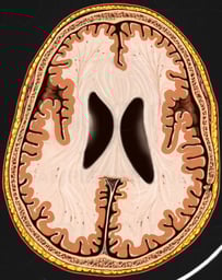 Brain with Ventricles (MRI), Cut-away View