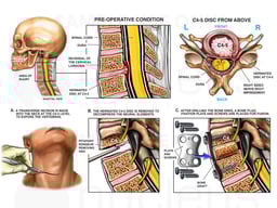 Cervical Disc Injury with Surgical Repairs