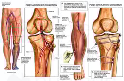Left Tibial Plateau Fracture with Subsequent Surgeries