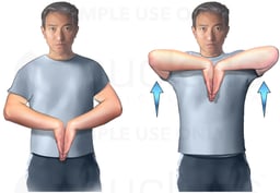 Reverse Prayer Stretch