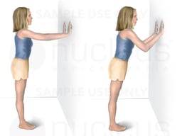 Scapular Exercise: Wall Push-ups