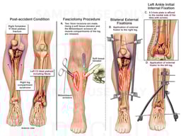 Leg Injuries with Surgical Procedures