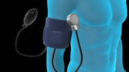 Blood Pressure Cuff on Arm