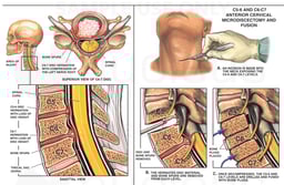 C5-6 and C6-7 Anterior Cervical Microdiscectomy and Fusion