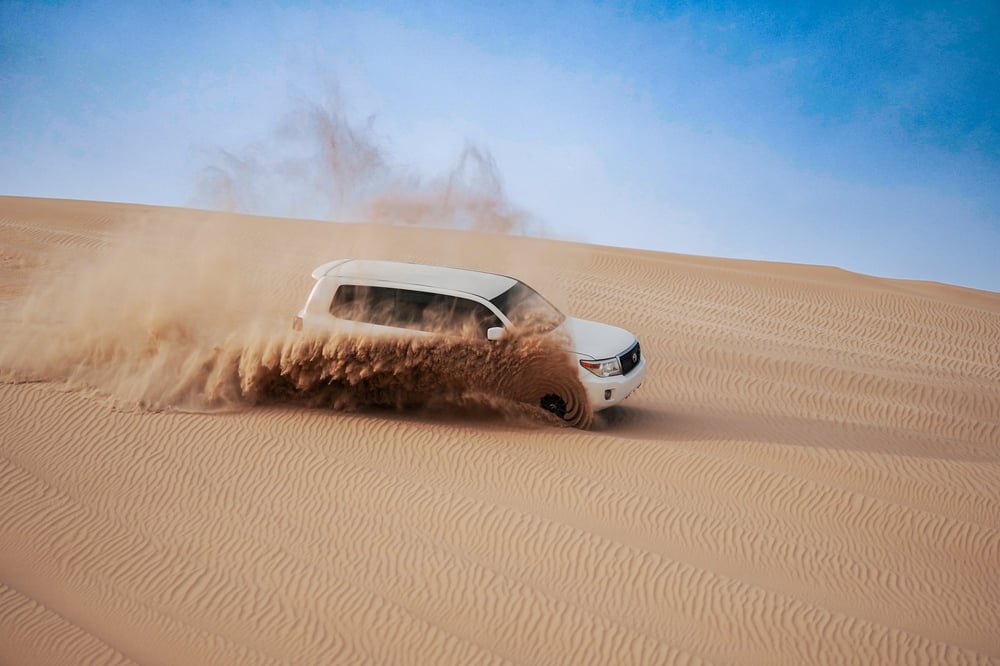 Evening desert safari gift voucher Abu Dhabi