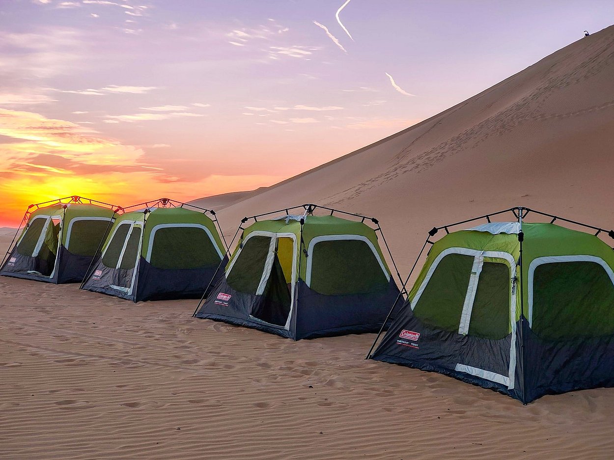 Overnight Desert Safari Abu Dhabi stay tents
