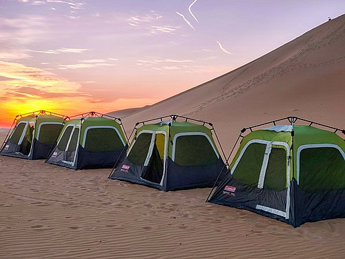 Overnight Desert Safari Abu Dhabi stay tents