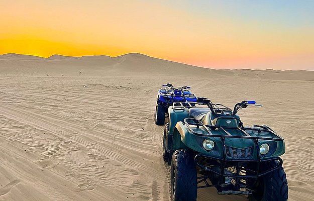 Sunrise Desert Safari Quad Biking Adventure in Abu Dhabi