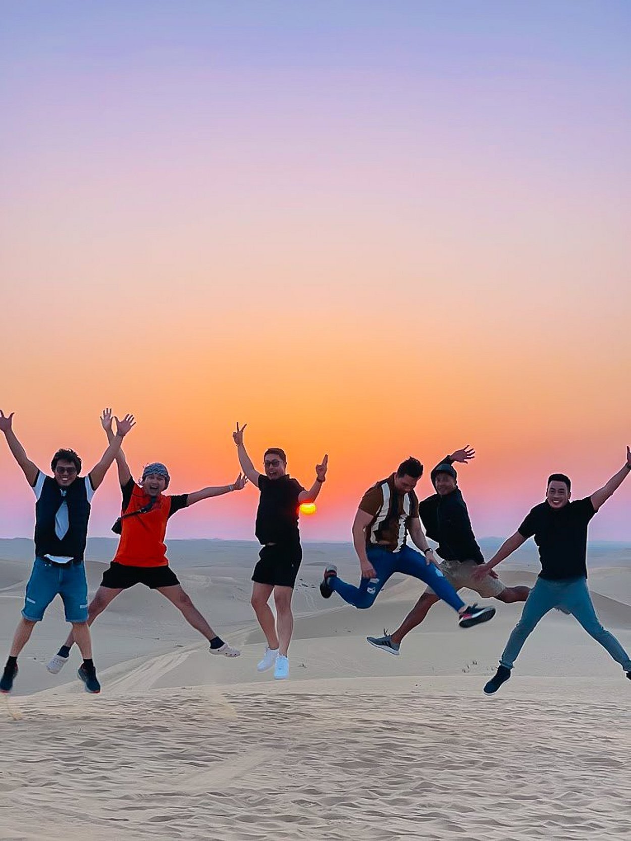 Camel Ride at Sunset in Abu Dhabi Desert Safari Tour