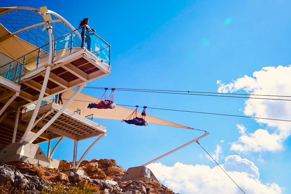 Zipline adventure gift voucher UAE