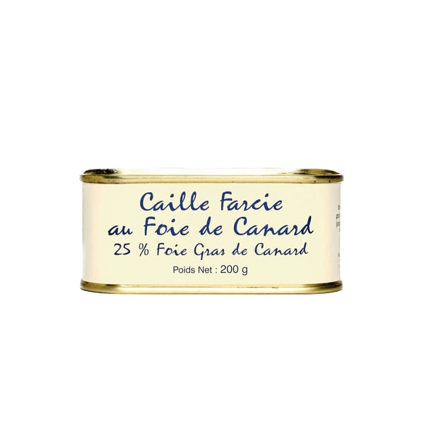 Caille Farcie au Foie Gras de Canard
