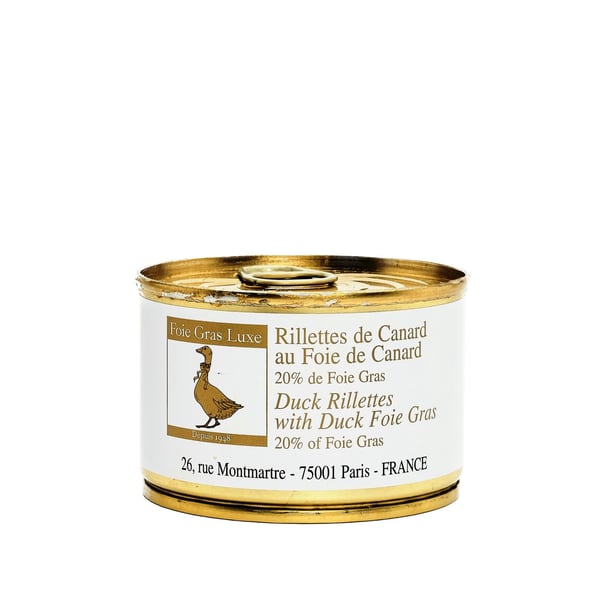 Rillettes de Canard au Foie Gras 20% truffé