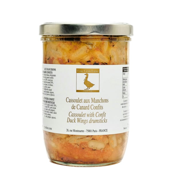 Cassoulet au Manchons de Canard Confit