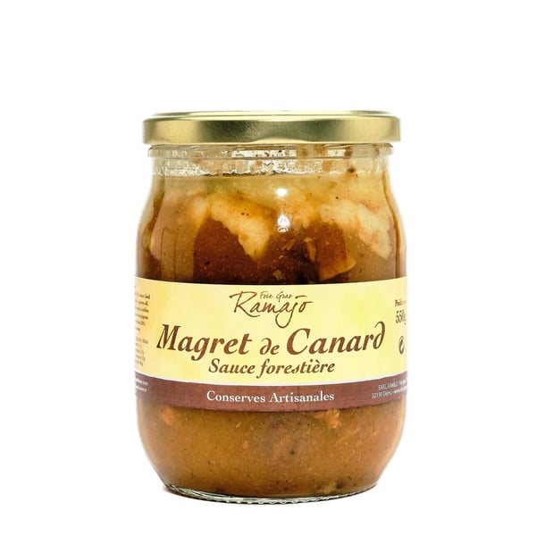 Magret de Canard Sauce Forestière