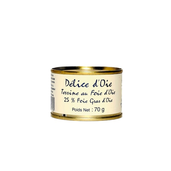 Délice d’Oie 25% Foie Gras d’Oie