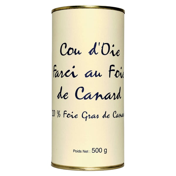 Cou d’Oie Farci au Foie de Canard
