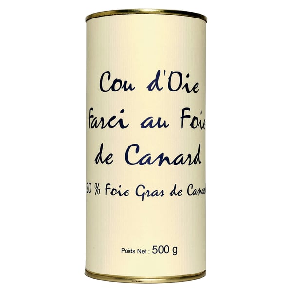 Cou d'Oie Farci au Foie de Canard